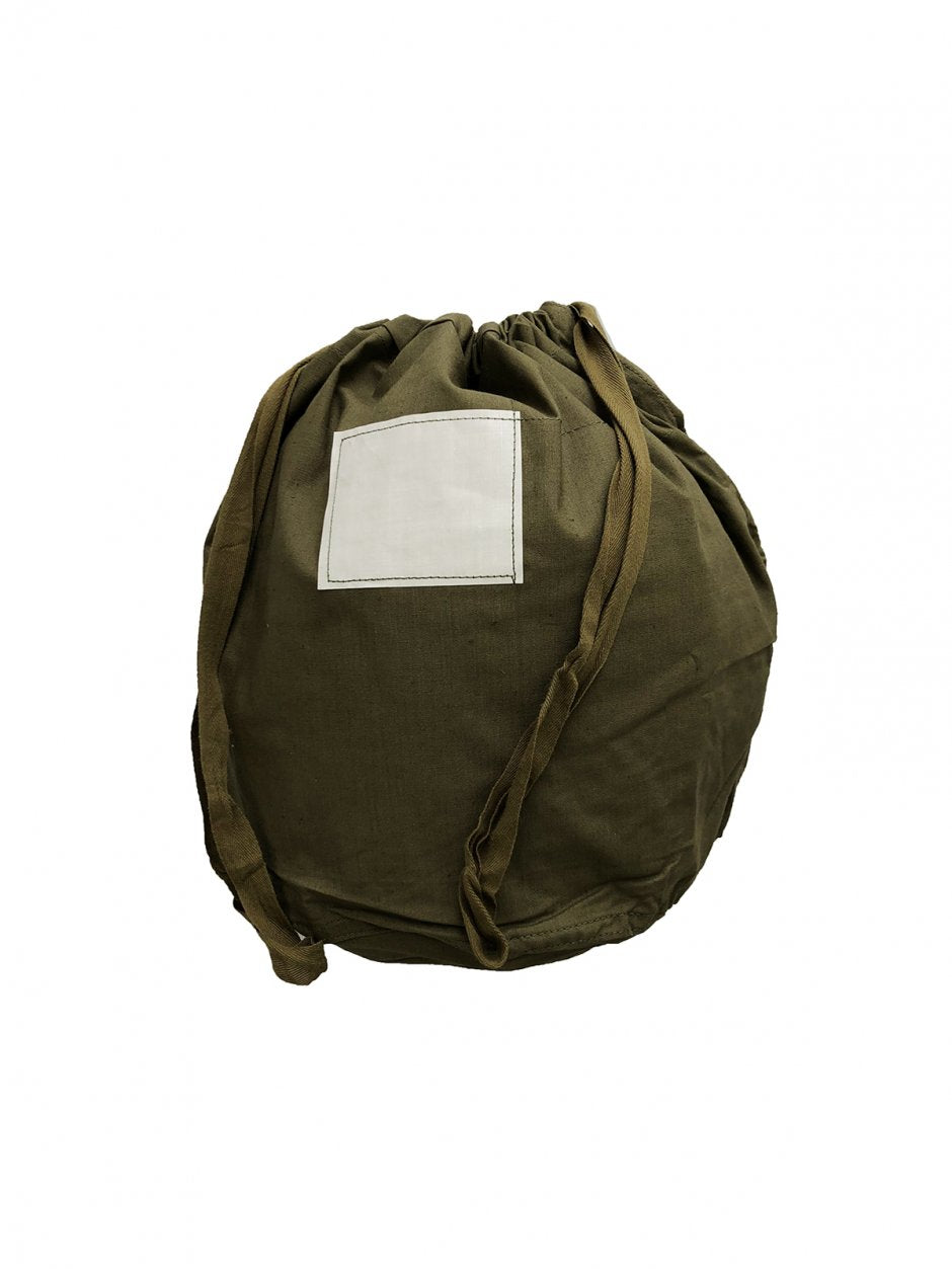 1950s DEAD STOCK FRENCH MILITARY DOUBLE POCKET SMALL BAG