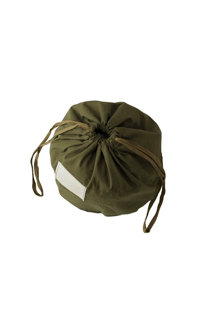 1950s DEAD STOCK FRENCH MILITARY DOUBLE POCKET SMALL BAG