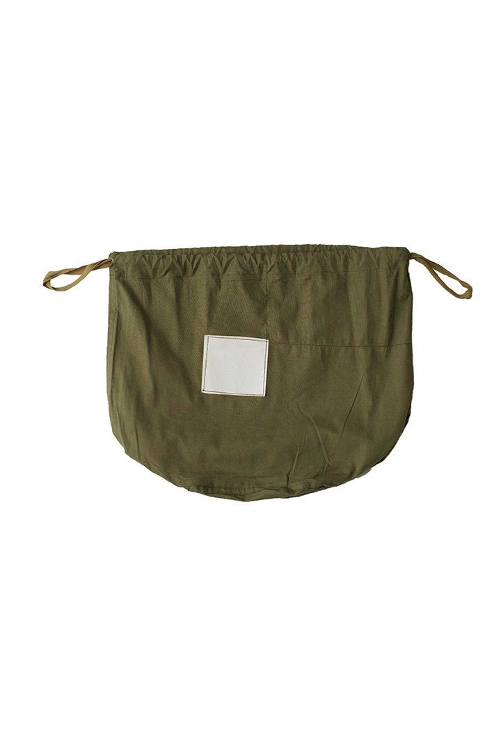 1950s DEAD STOCK FRENCH MILITARY DOUBLE POCKET SMALL BAG