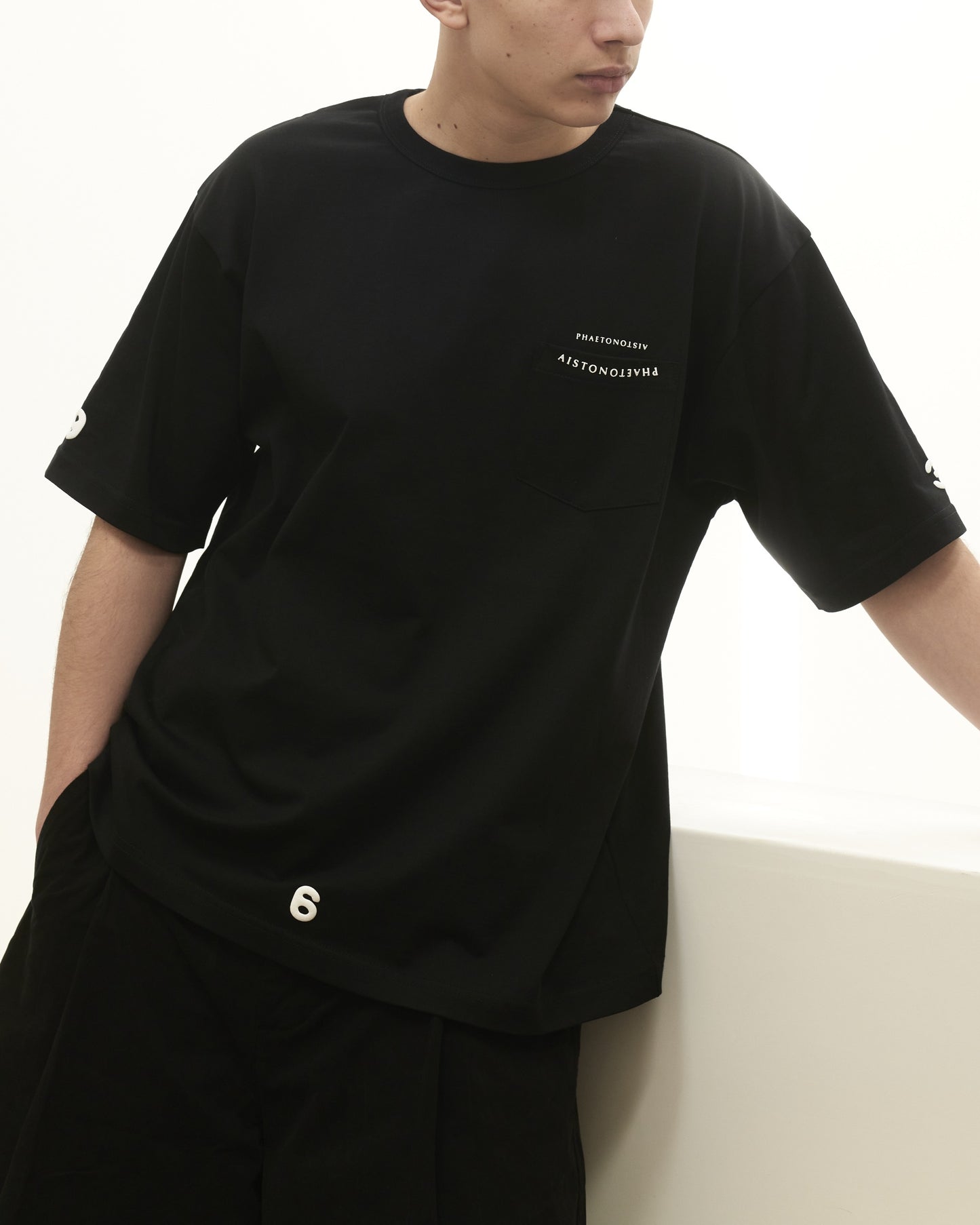 AISTON × PHAETON PHOTO TEE - BLACK