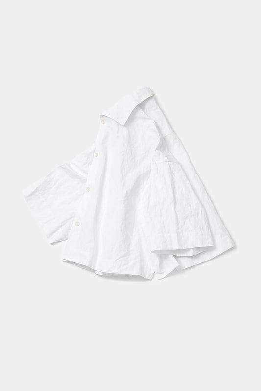 toogood - THE CAMPER SHIRT CRUMPLED COTTON - CHALK