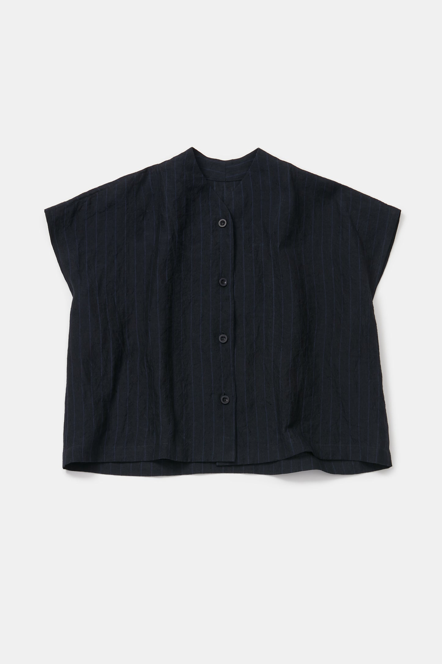 toogood - THE CHANDLER SHIRT BUTCHER STRIPE - INK