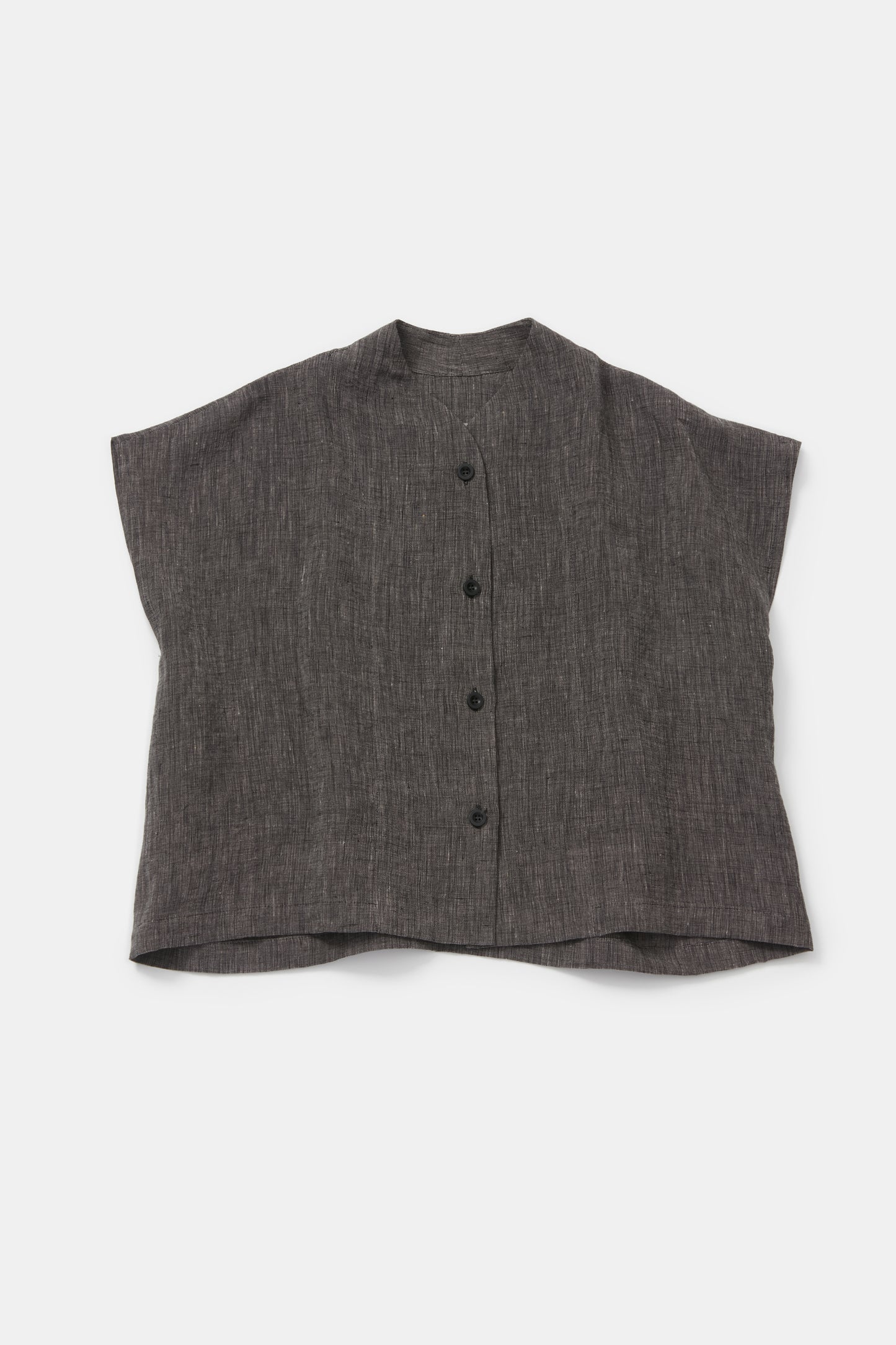 toogood - THE CHANDLER SHIRT LAUNDERED LINEN - PEPPER