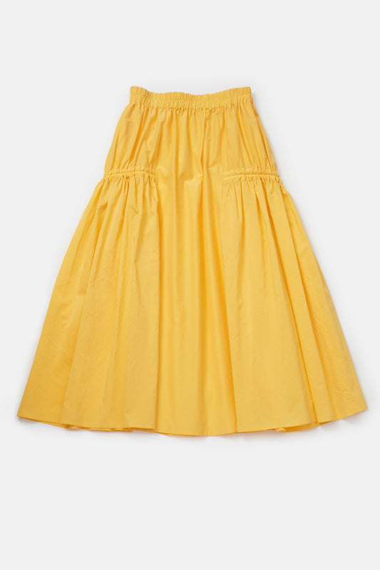 toogood - THE HARVESTER SKIRT COTTON SILK - FRIED EGG