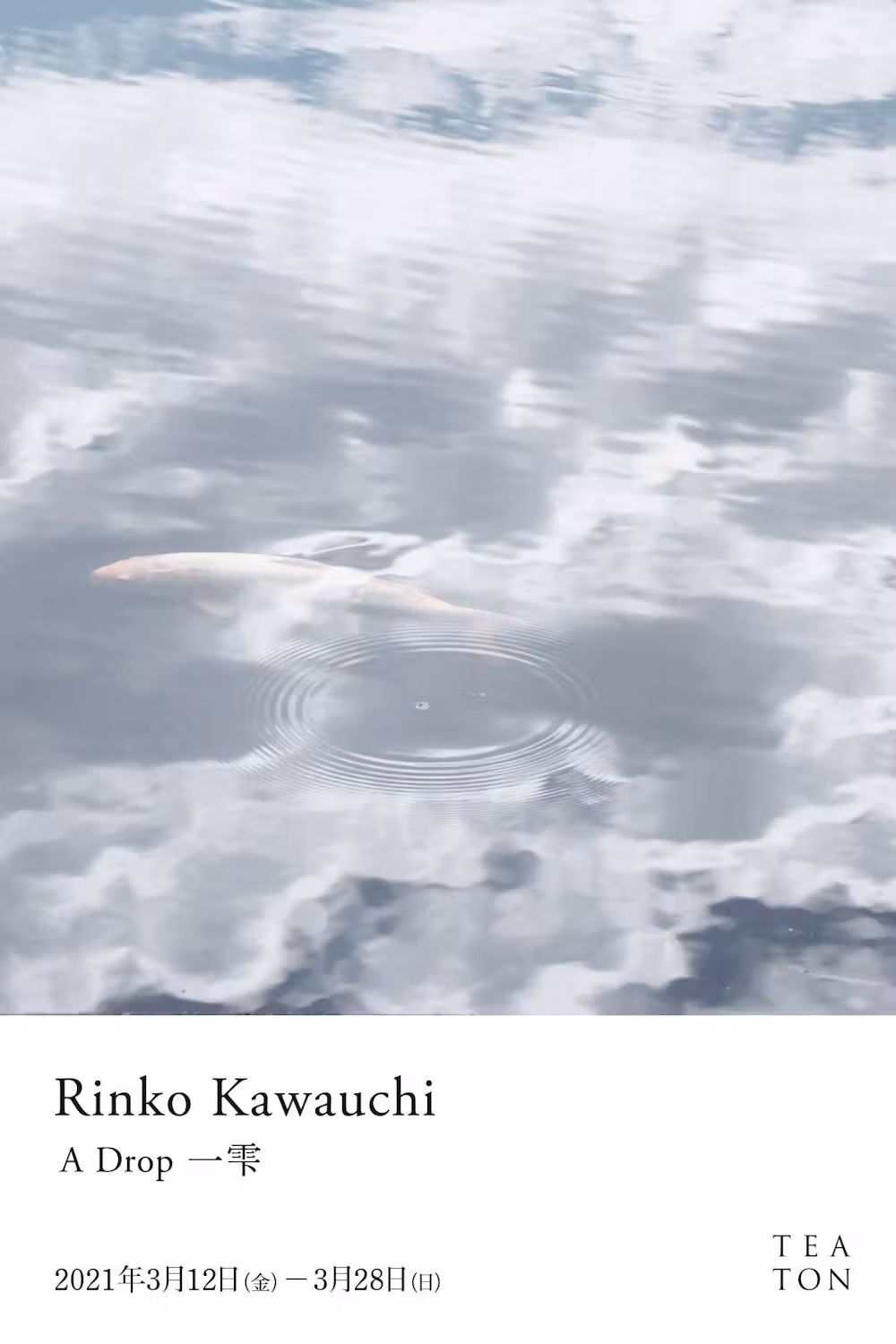 2021.3/12-28｜Rinko Kawauchi 川内倫子「A DROP 一雫」at TEATON